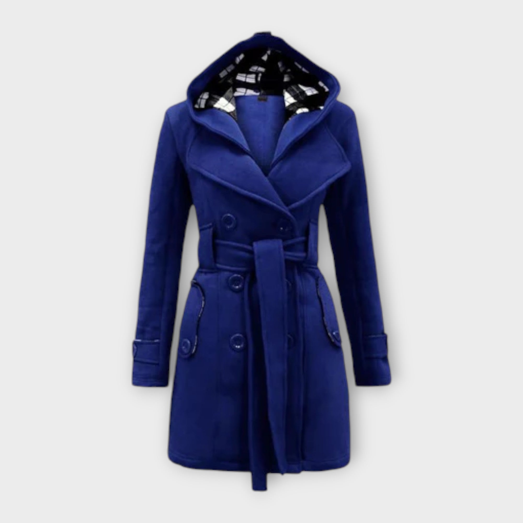 Check-Lined Coat by Eleanor Vale