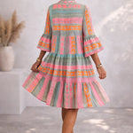 Ruffle-Cuff Midi Dress by Eleanor Vale