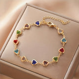 Rainbow-Heart Bracelet by Eleanor Vale