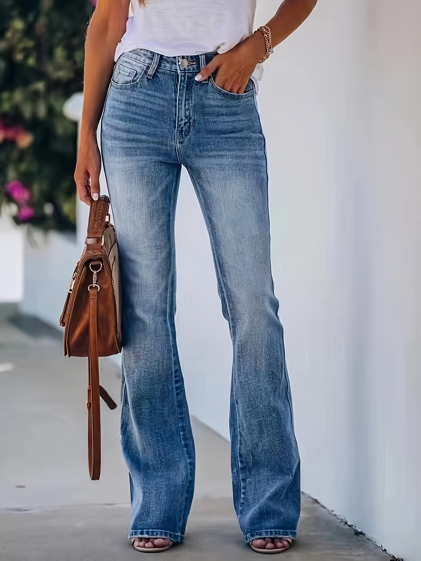 Bell-Flare Jeans by Eleanor Vale