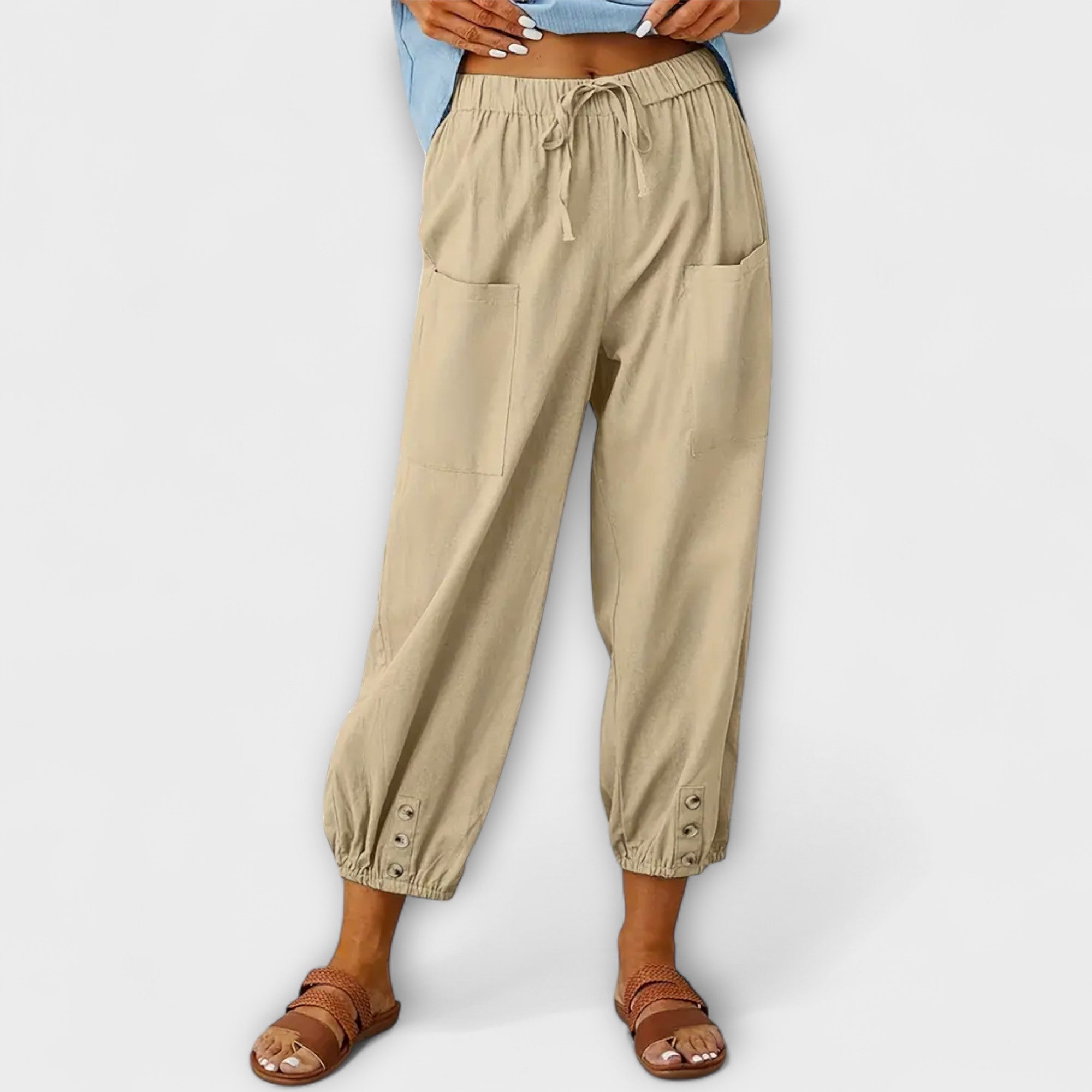 Cuffed-Harem Trousers by Eleanor Vale
