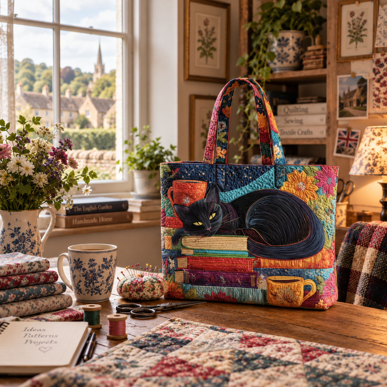 Cressida - Bookshelf-Nap Tote Bag