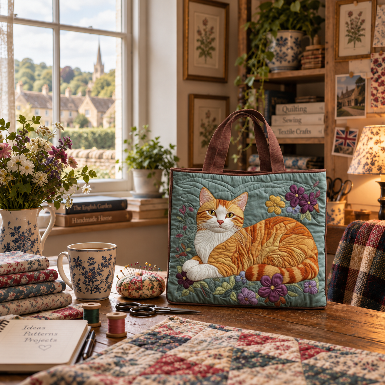 Verity - Ginger-Tabby Tote Bag