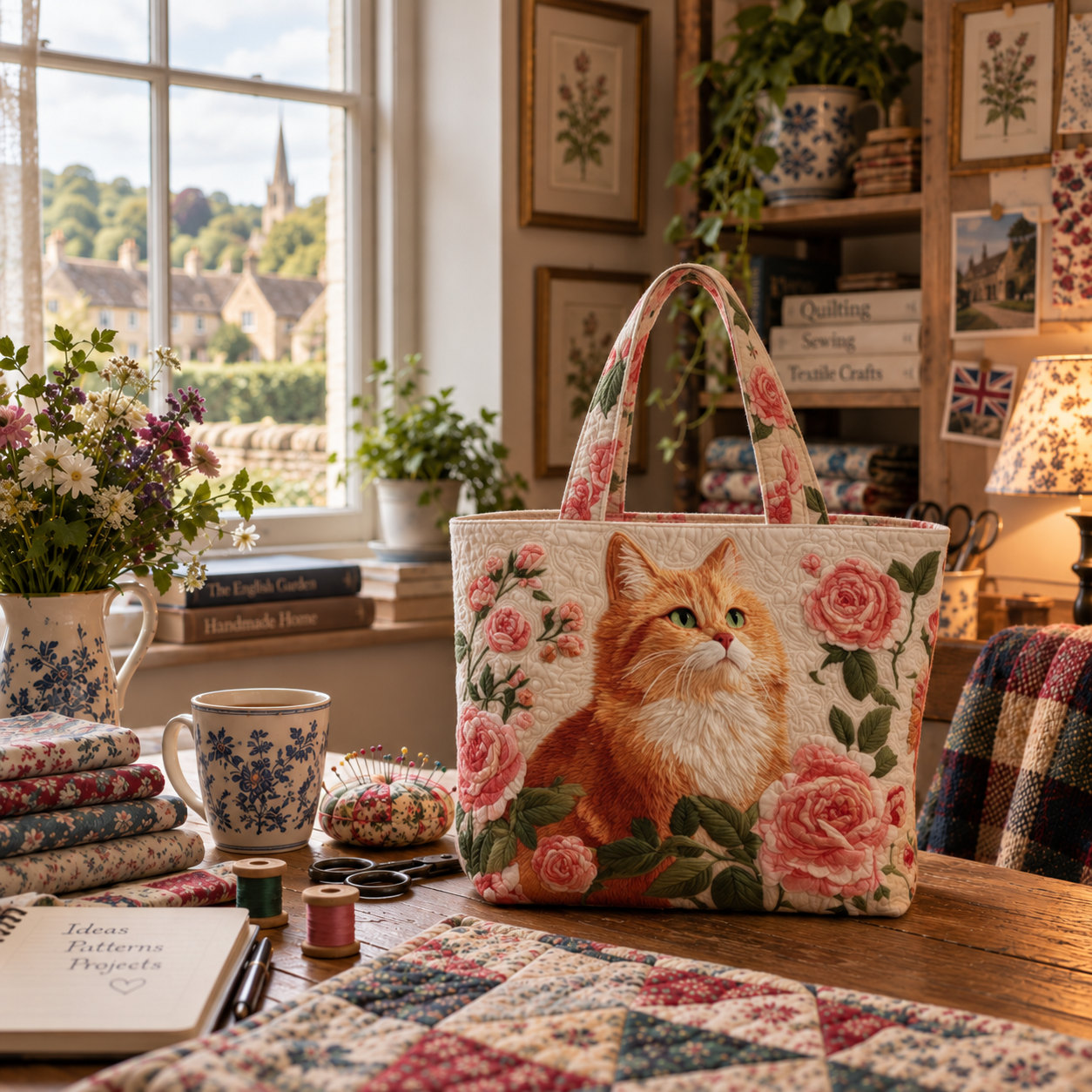 Beatrix - Rose-Garden Tote Bag