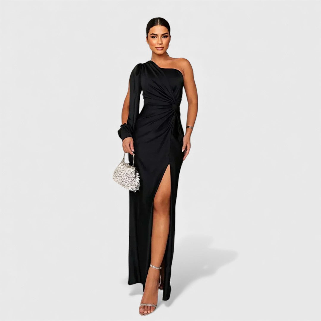 Twist-Hip Evening Dress by Eleanor Vale