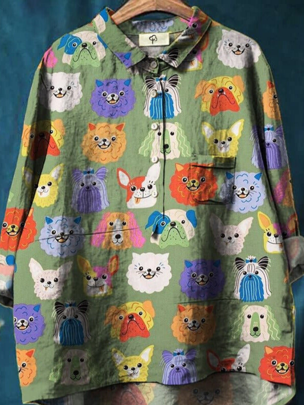 Pet-Portrait Shirt by Eleanor Vale