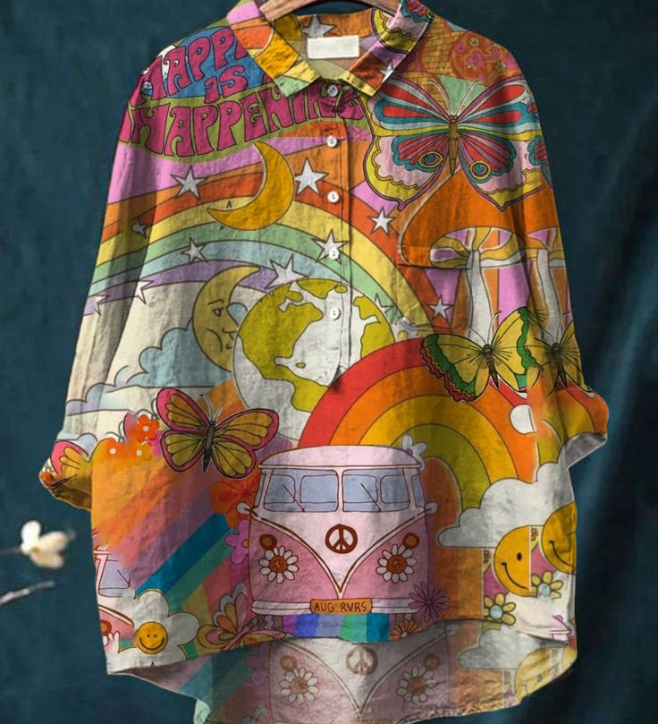 Peace-Dye Shirt by Eleanor Vale