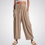 Linen-Cotton Trousers by Eleanor Vale