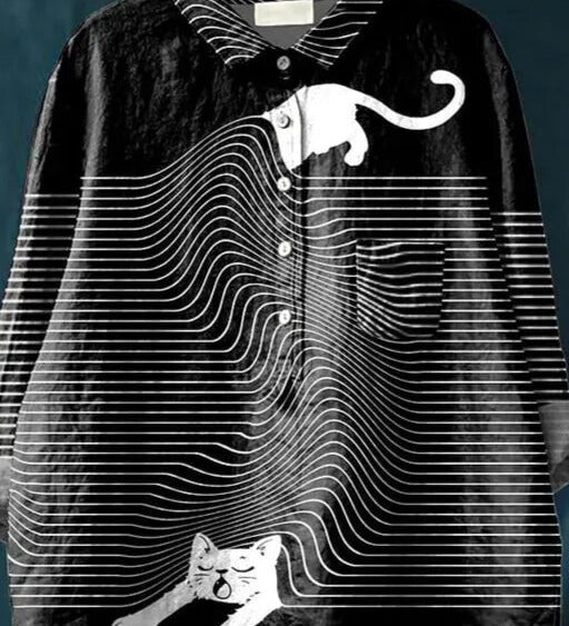 Cat-Silhouette Shirt by Eleanor Vale