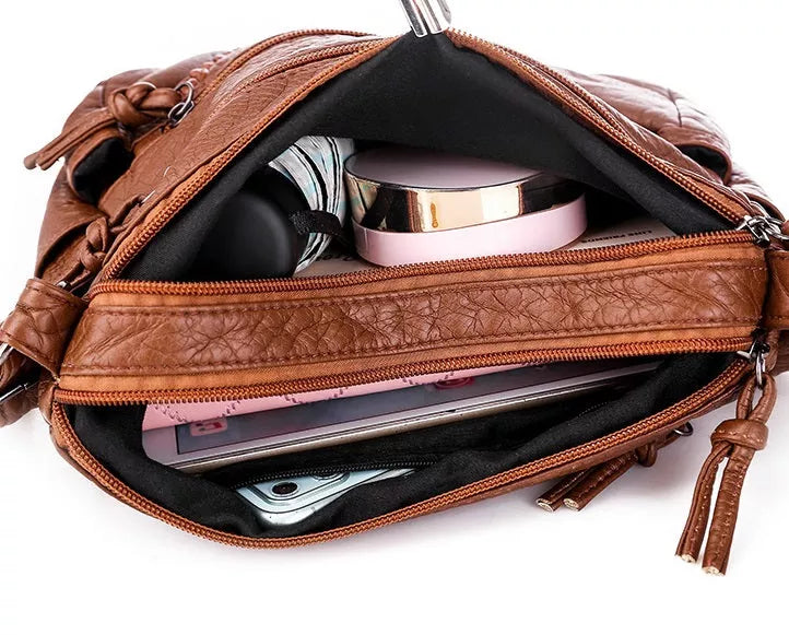 Plaited-Trim Bag by Eleanor Vale
