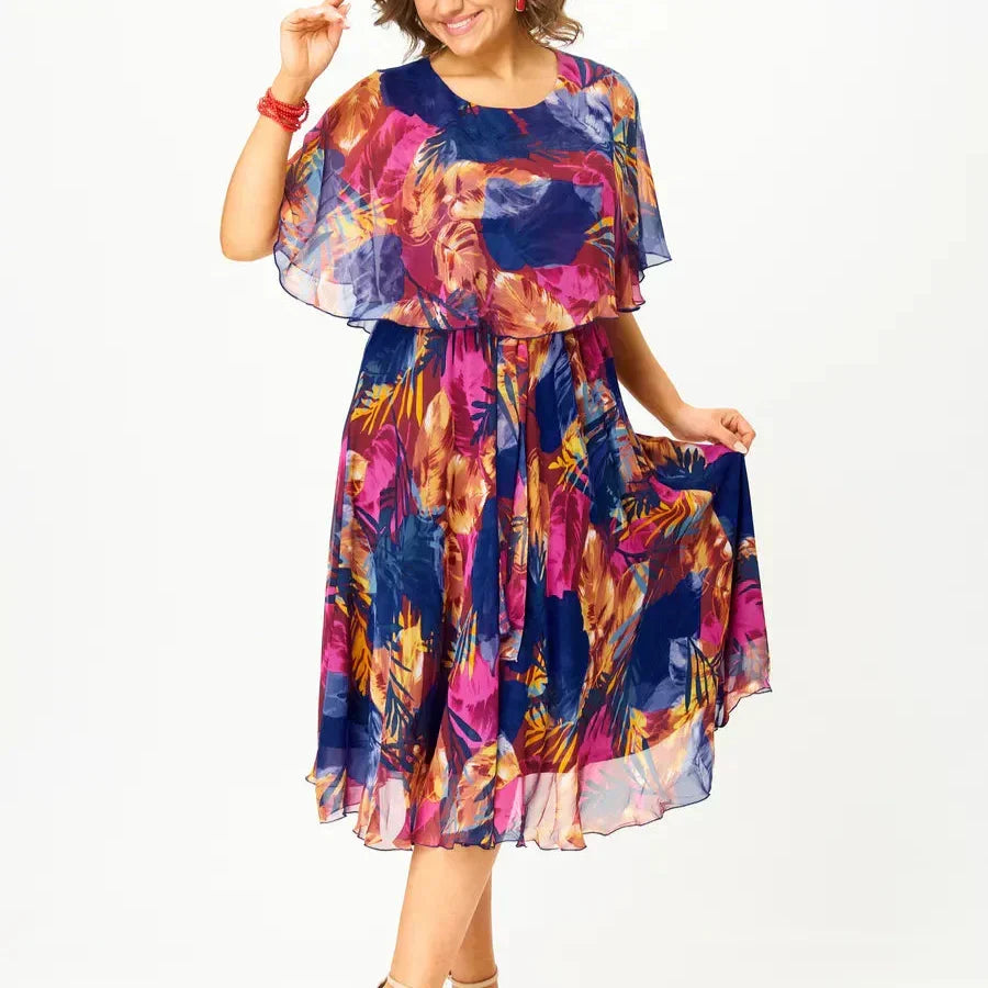 Cape-Overlay Dress by Eleanor Vale