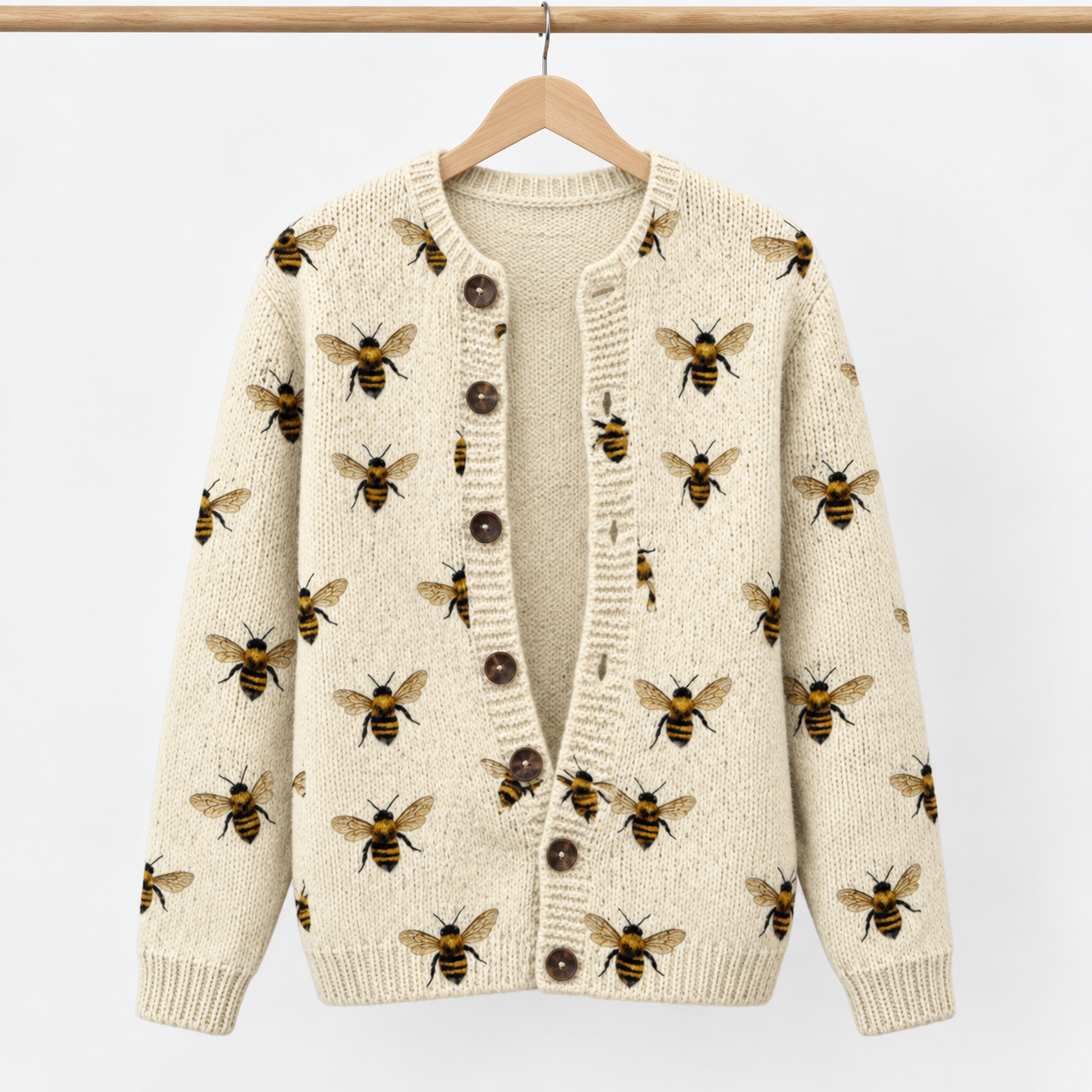 Charlotte - Honeybee Print Cardigan