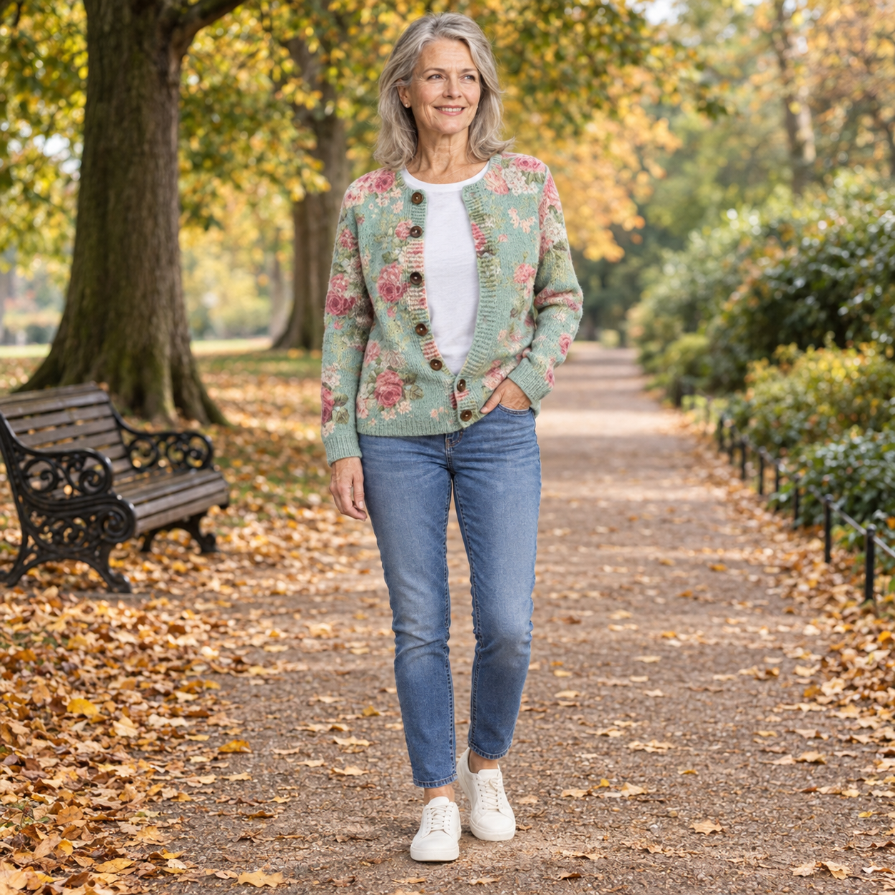 Mila - Rose Bloom Cardigan