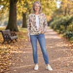 Clara - Watercolour Paisley Cardigan