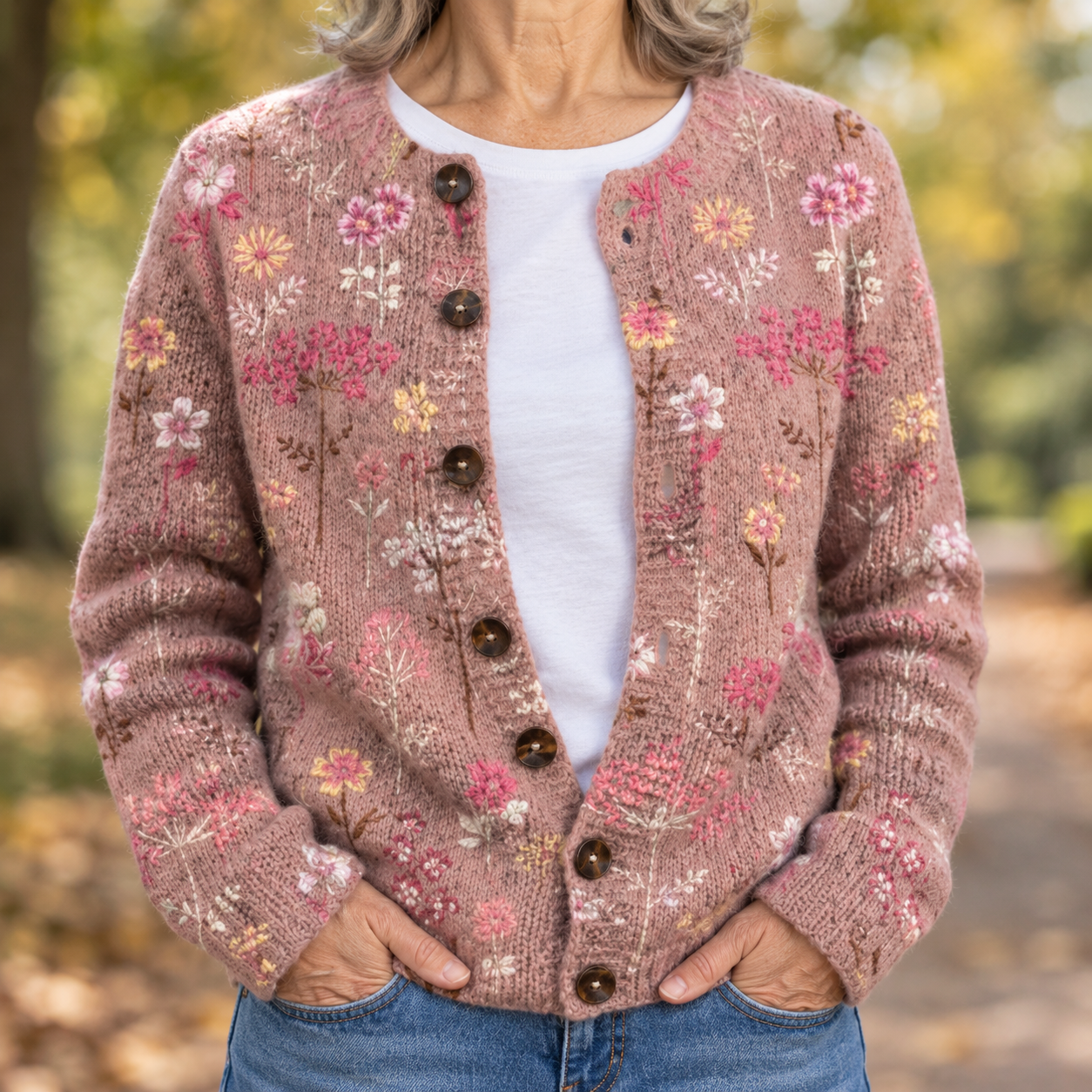 Mina - Petal Sprig Cardigan