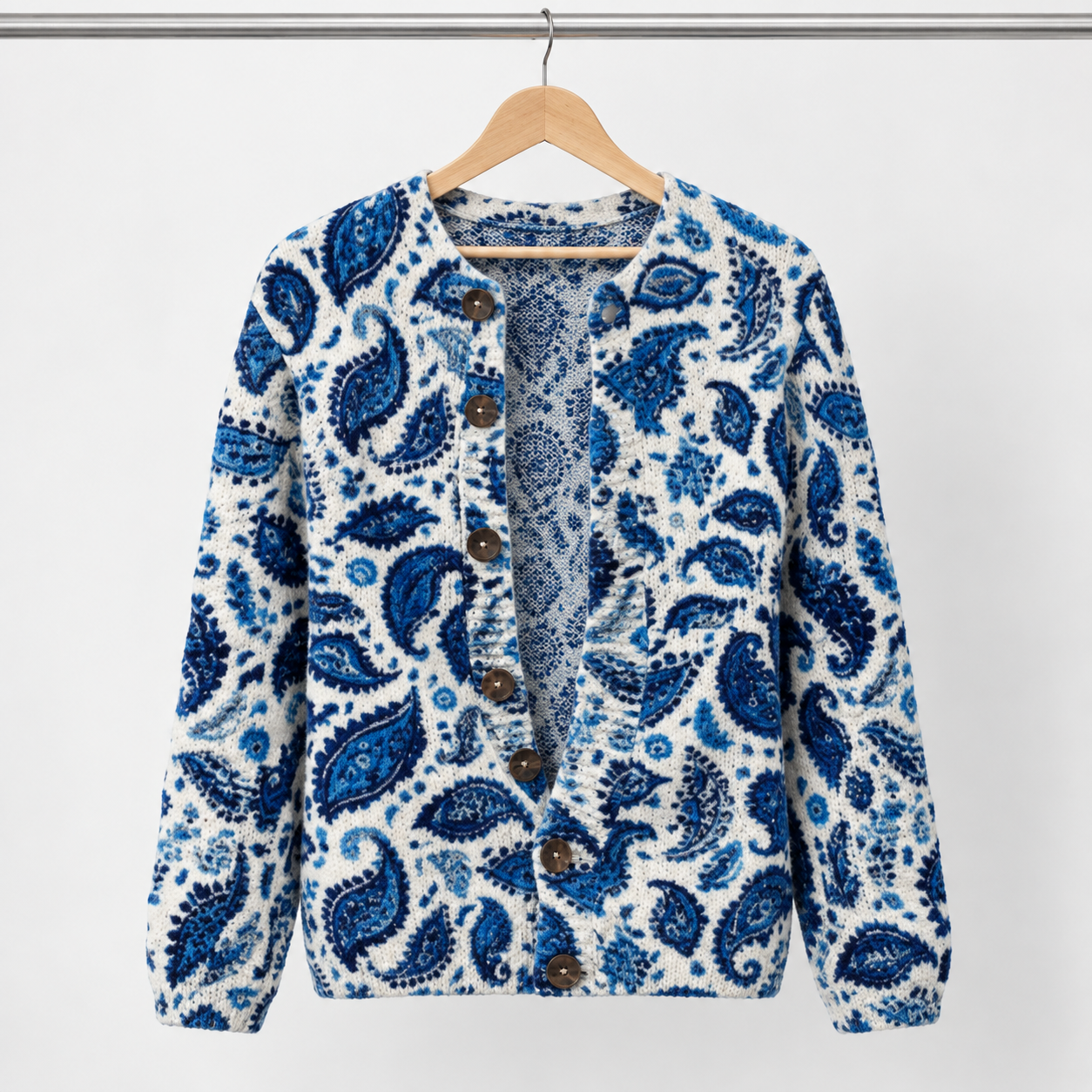 Lieselotte - Teardrop Motif Cardigan