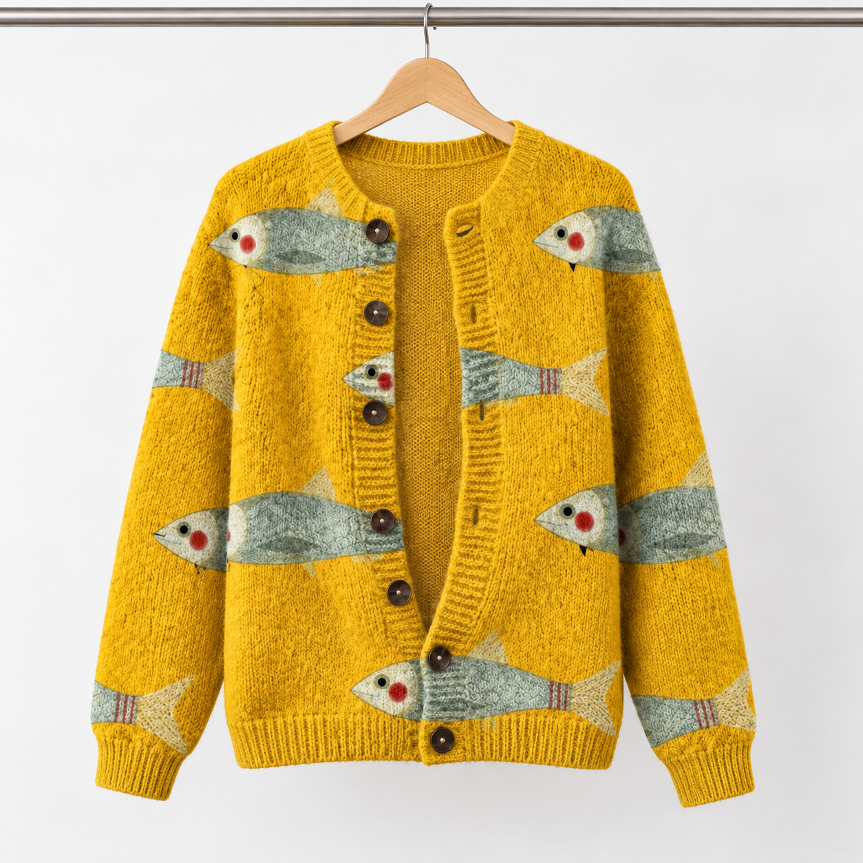 Anouk - Novelty Fish Cardigan