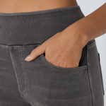Pull-On Wide-Leg Jeans by Eleanor Vale
