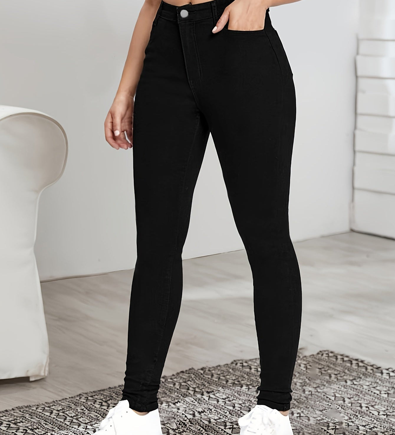 Sculpting-Stretch Skinny Jeans by Eleanor Vale