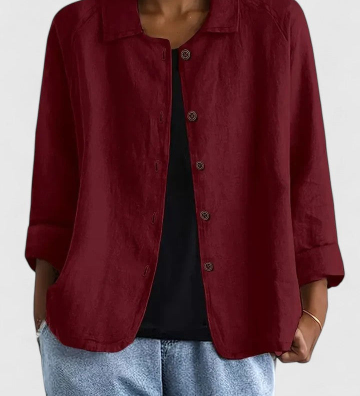 Shirttail-Hem Top by Eleanor Vale