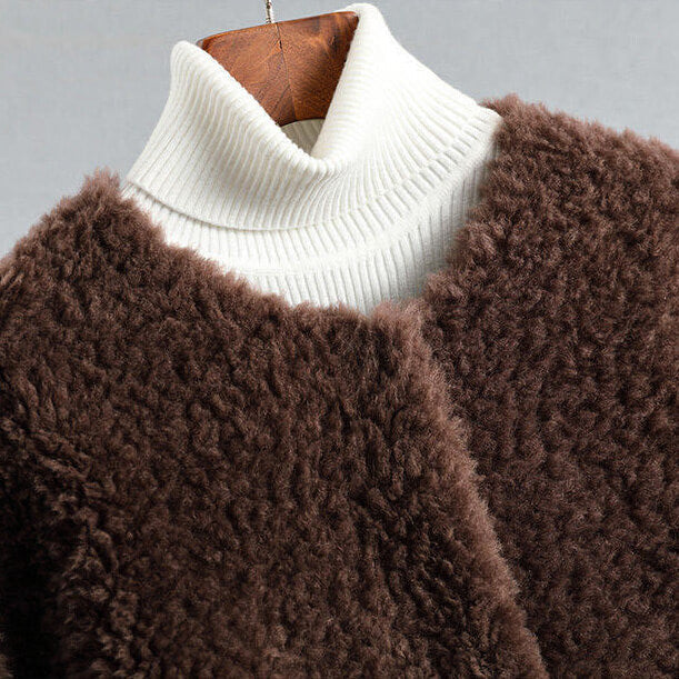 Collarless Coat by Eleanor Vale