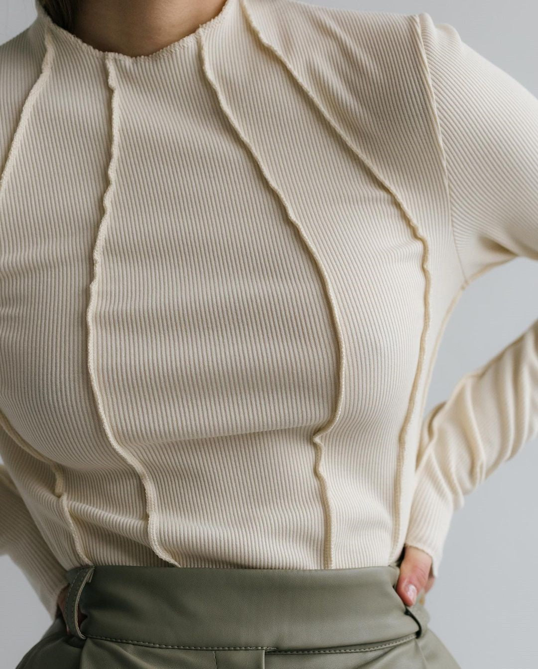 Curved-Seam Top by Eleanor Vale