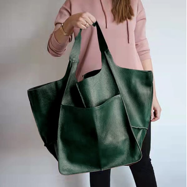 Scoop-Handle Tote Bag by Eleanor Vale