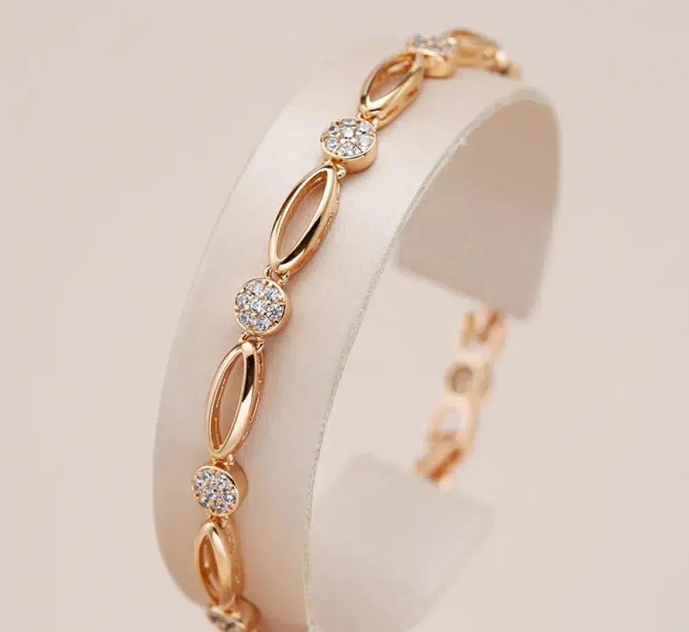 Pave-Disc Bracelet by Eleanor Vale
