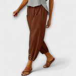 Cuffed-Harem Trousers by Eleanor Vale