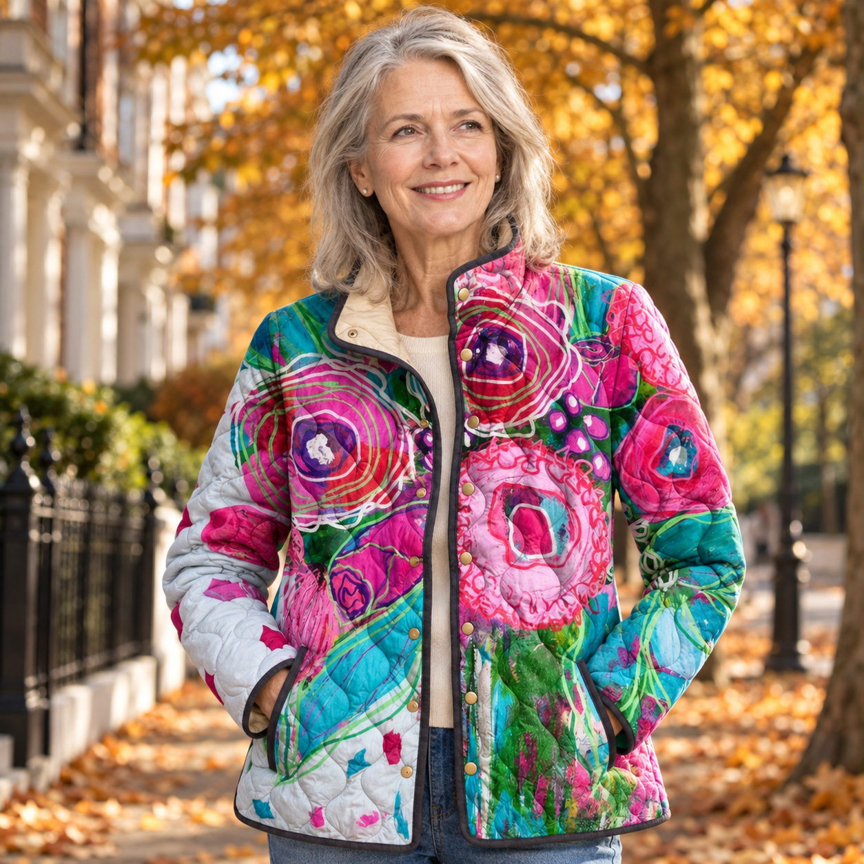 Jahl - Bloom-Patchwork Jacket