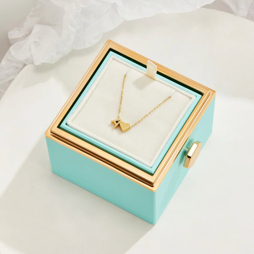 Letter-Heart Necklace by Eleanor Vale