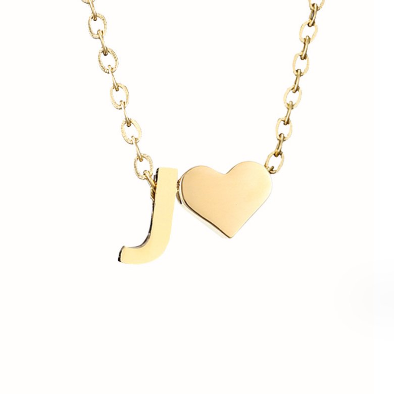 Letter-Heart Necklace by Eleanor Vale