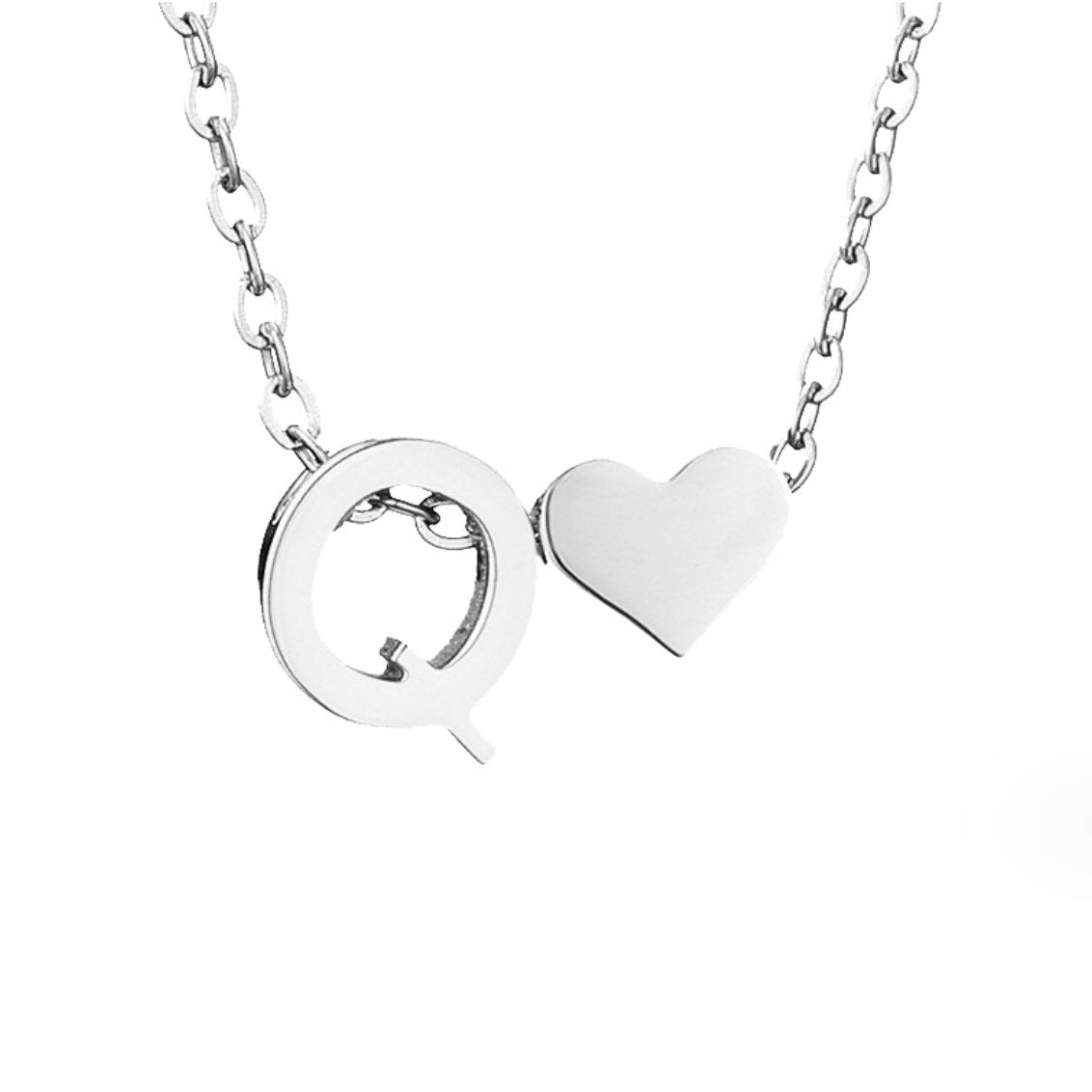 Heart-Letter Necklace by Eleanor Vale