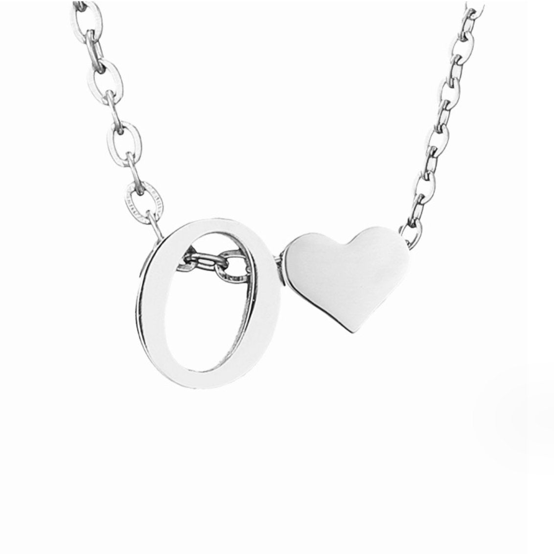 Heart-Letter Necklace by Eleanor Vale