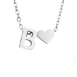 Heart-Letter Necklace by Eleanor Vale