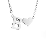 Heart-Letter Necklace by Eleanor Vale