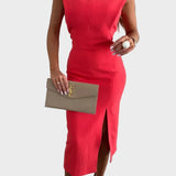 Slim-Fit Midi Dress by Eleanor Vale
