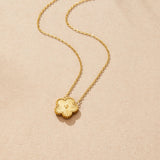 Fluted-Clover Necklace by Eleanor Vale