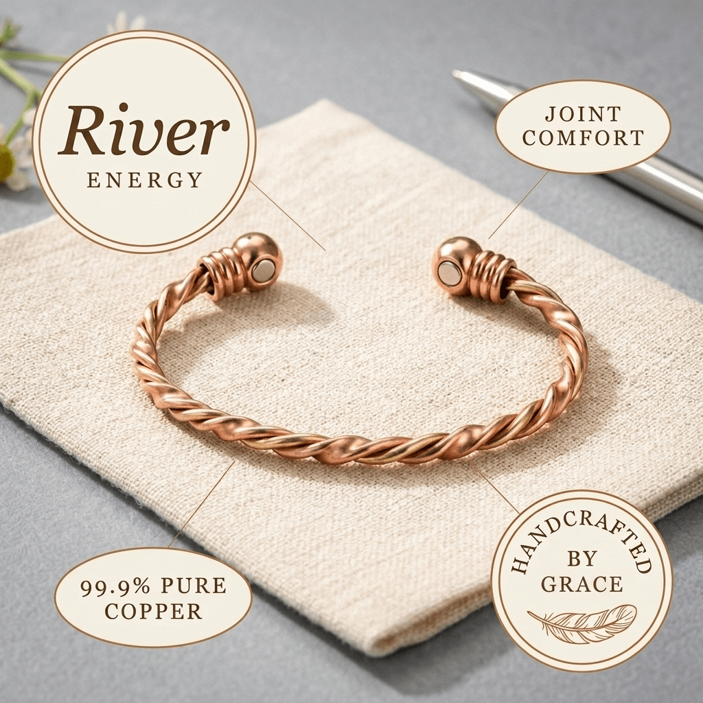 Twisted strand copper cuff