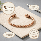 Twisted strand copper cuff