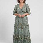 Eucalyptus-Sprig Maxi Dress by Eleanor Vale