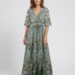 Eucalyptus-Sprig Maxi Dress by Eleanor Vale