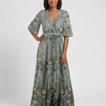 Eucalyptus-Sprig Maxi Dress by Eleanor Vale