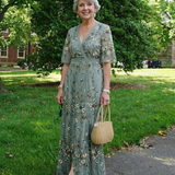 Eucalyptus-Sprig Maxi Dress by Eleanor Vale