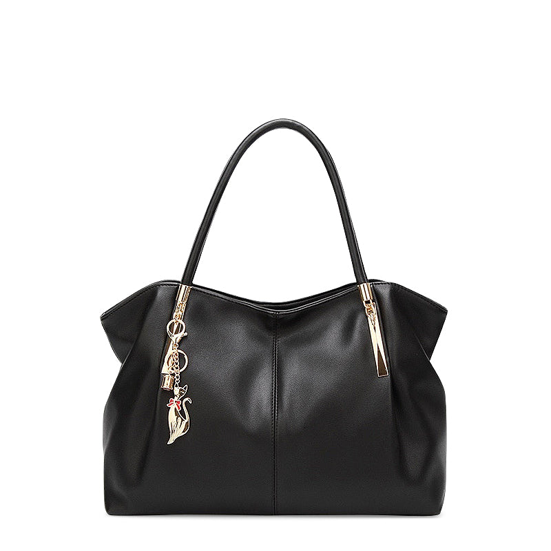 Gathered-Tote Handbag by Eleanor Vale