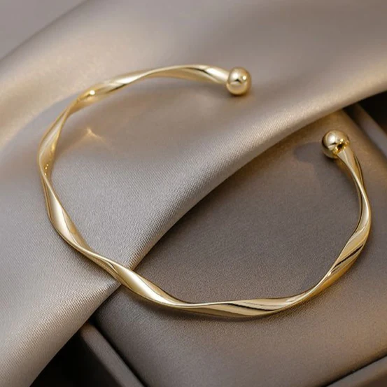 Twisted-Cuff Bracelet by Eleanor Vale