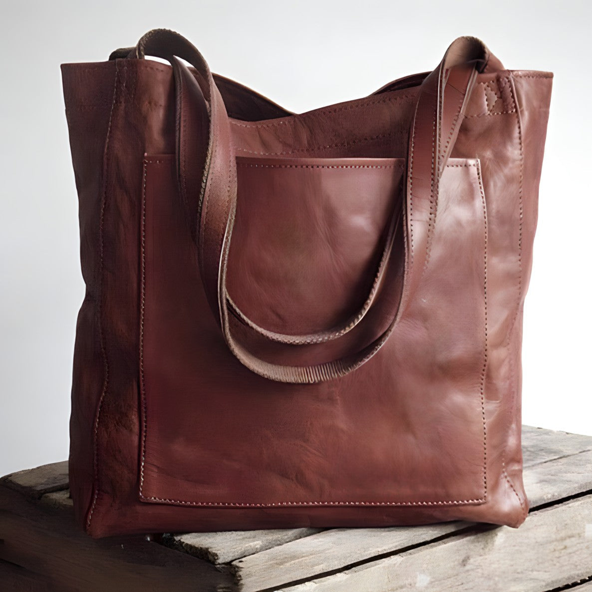 Slip-Pocket Tote Bag by Eleanor Vale
