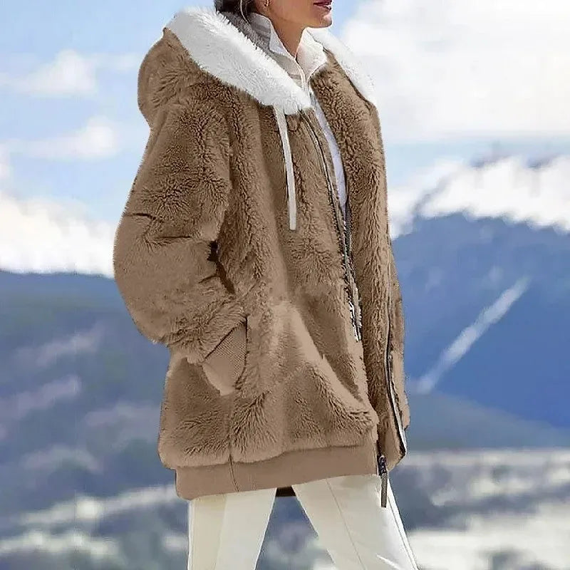 Fur-Stripe Jacket by Eleanor Vale