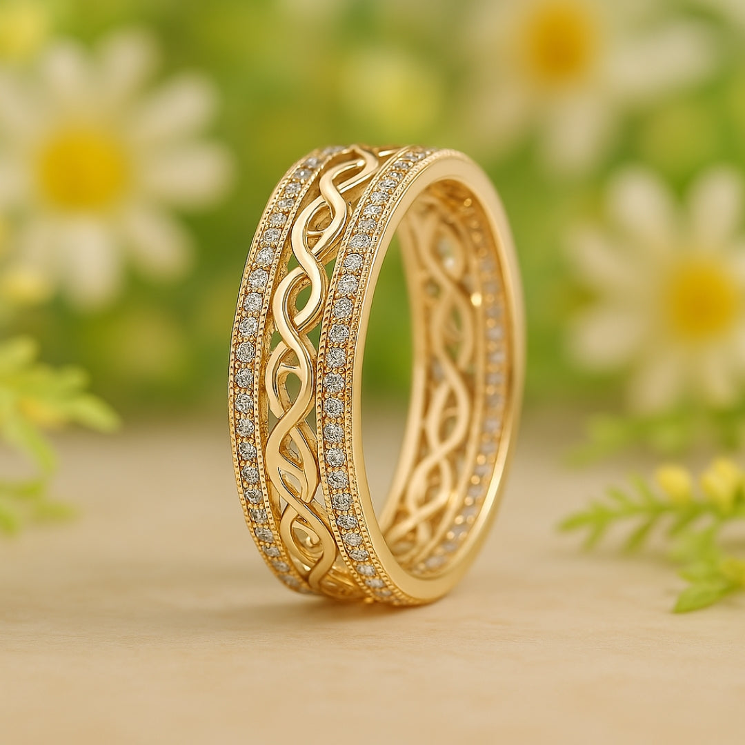 Openwork-Scroll Ring by Eleanor Vale