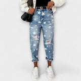 Moon-Print Trousers by Eleanor Vale